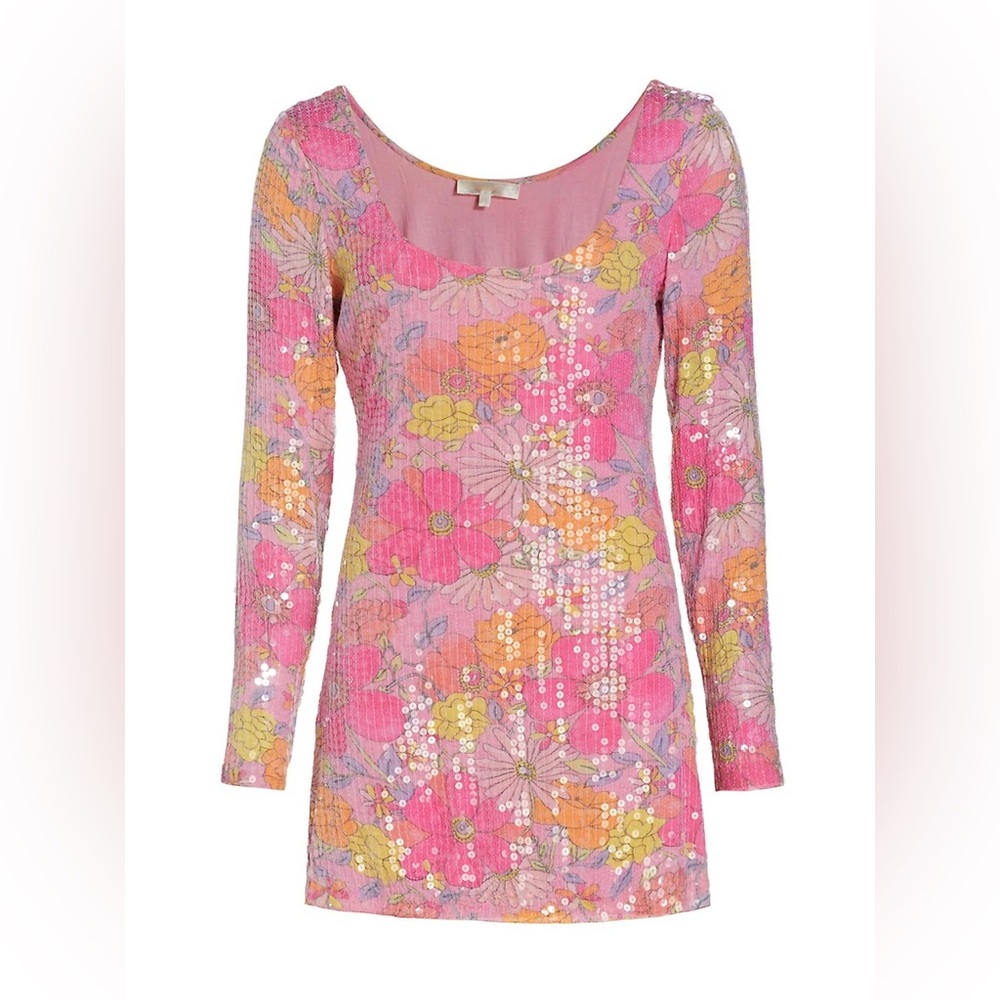 LoveShackFancy Rupert Sequin Dress